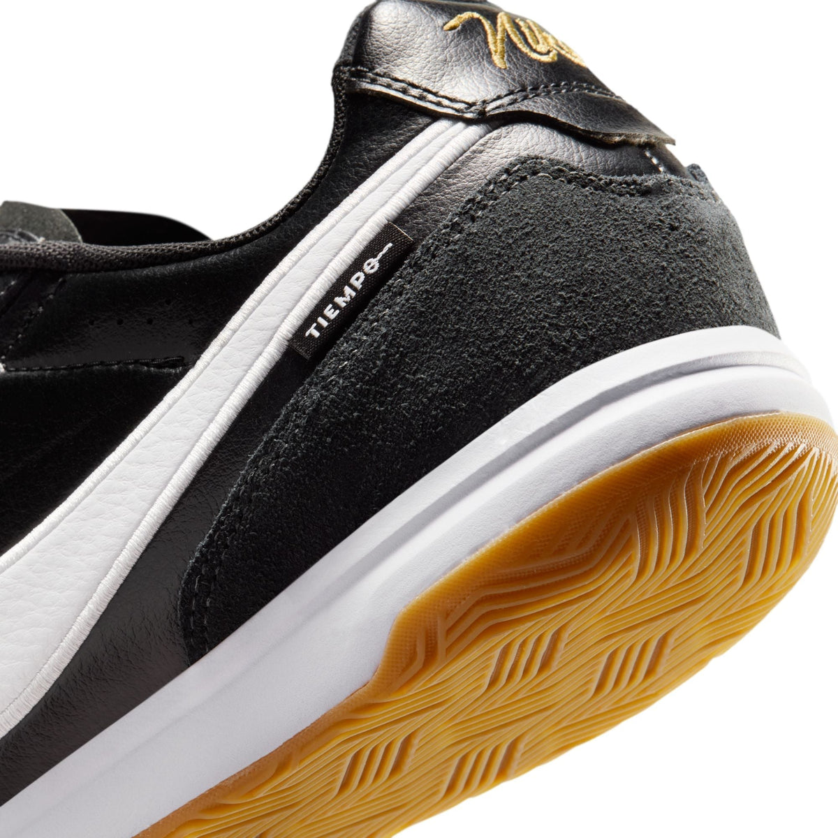 Nike Tiempo Streetgato IN Indoor/Court Low-Top Soccer Shoes-  Black/White
