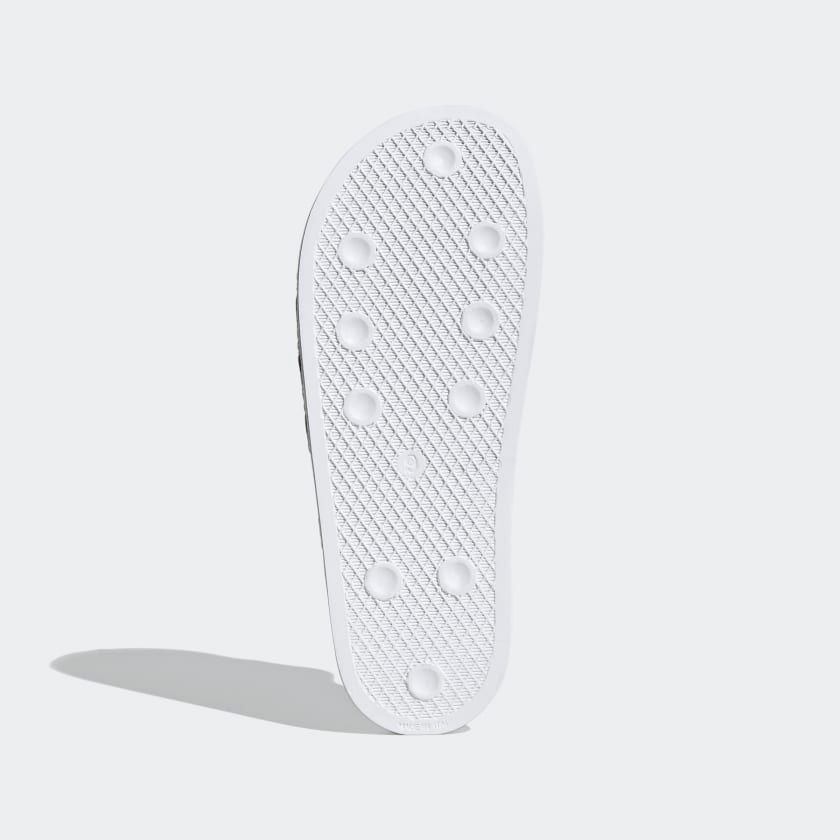 Adidas Adilette Slides - White / Core Black