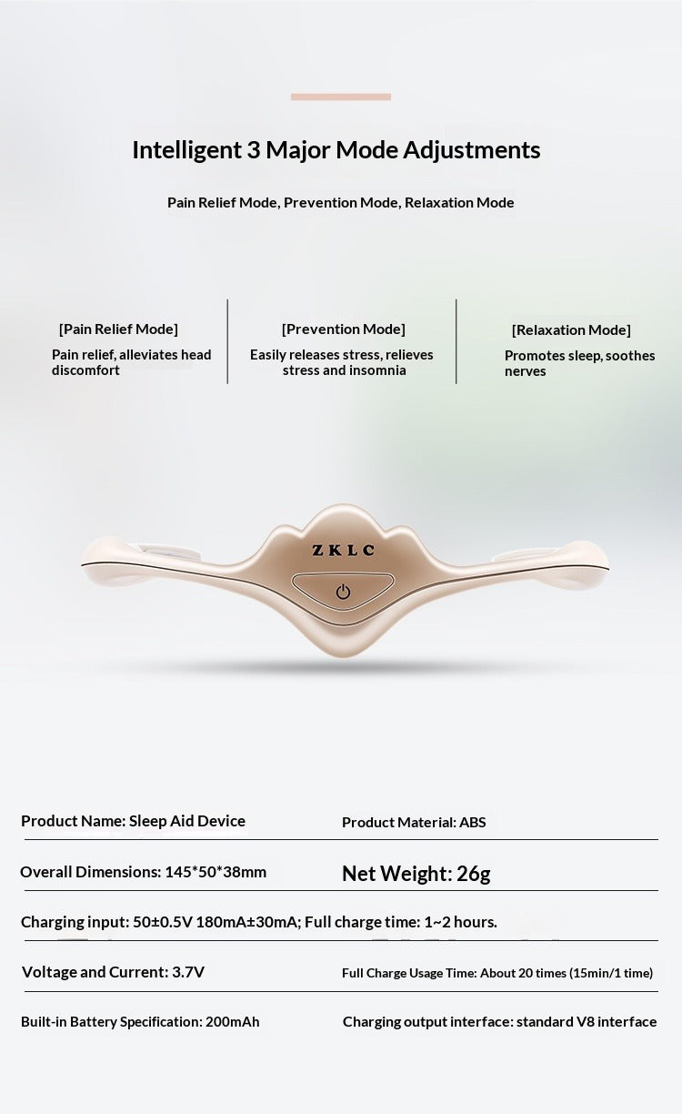 Smart Rechargeable Head Massager – Stepless Speed Control